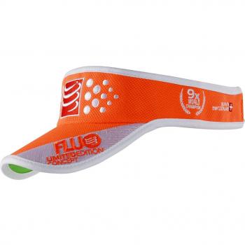 Compressport VIFO - Visera unisex, color naranja fluor, talla única