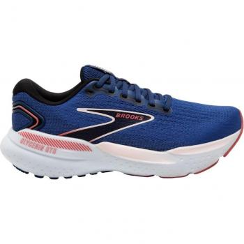 Brooks Glycerin GTS 21 Zapatillas de Running para Mujer, Color Azul/Rosa, Talla 37.5 EUR