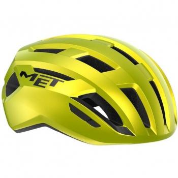Casco MET Vinci MIPS Amarillo Adulto, características: sistema de protección MIPS, diseño aerodinámico, ajuste fácil y cómodo, ventilación optimizada, ligero y duradero