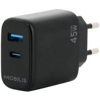 Cargador de Pared Mobilis Negro 45 W