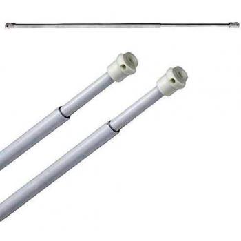 MAURER 5340043 Barra Visillo Extensible 60/78 cm. con Soporte, Sin Muelle