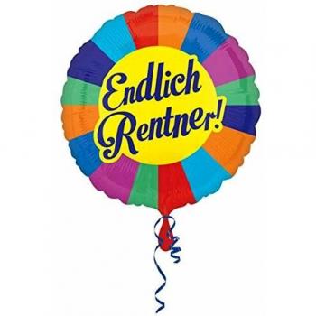Globo de plástico para Pensionistas, Aprox. 45 cm.