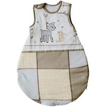 Saco de dormir de 70 cm para bebes roba, utilizable durante todo el año, fabricado en algodón transpirable, unisex, colección textil de roba 'Animals friends'
