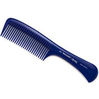 Hercules Sägemann Triumph Master Handle Comb with coarse teeth | Blue - Made in Germany