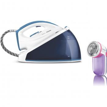 Philips SpeedCare GC6635/27 1.2L SteamGlide soleplate Azul, Color blanco estación plancha al vapor - Centro de planchado