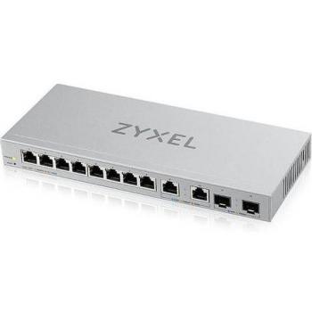 Switch de Red ZyXEL XGS1210-12-ZZ0102F Ethernet Gigabit (10/100/1000) - Color Gris