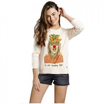 Dear tee - sudadera multicolor girl sweat, color: pale pink
