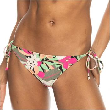 Braguita de bikini con lazo lateral de mujer Printed Beach Classics Roxy - Verde caqui, naranja y rosa - Talla XS