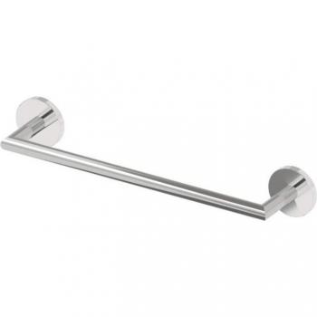 Toallero de barra con adhesivo Rimini - Elegante accesorio cromado para colgar toallas de forma práctica y moderna