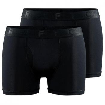 Craft Core Dry 3-Inch Boxer Shorts - Men's 2-Pack, Black, Size XL