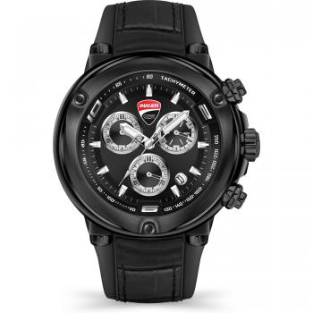 Ducati DTWGO2018801 Black Chronograph Pocket Watch for Men and Unisex (44mm)