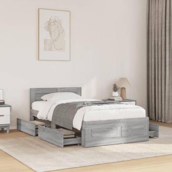 Cabecero Culet Hormigón Gris 100x200 cm Madera Multicapa