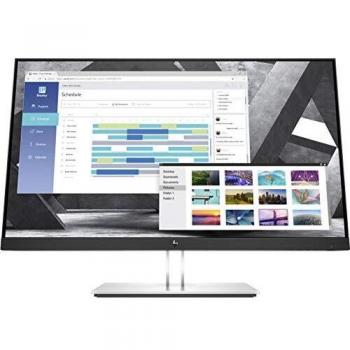 Monitor HP E27q G4 de 27 pulgadas, Quad HD IPS con HDMI, VGA y USB en Negro Plata