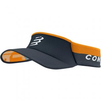 Visera Compressport Ultralight Gris Naranja, Talla Única