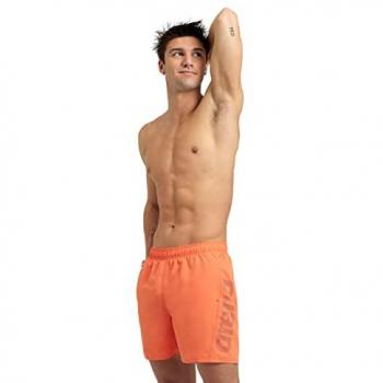 Bañador Corto Arena Fundamentals Logo R Naranja para Hombre