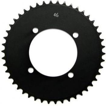 MSC Bikes MSC Aluminium CNC 4Brazos 104 mm 46D - Plato de ciclismo, color negro