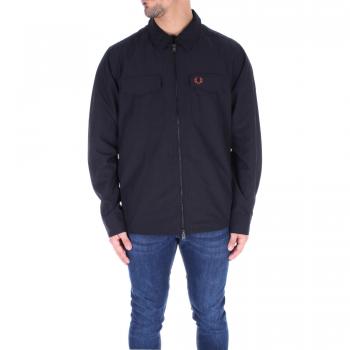 Fred Perry Men's Black Light Jacket, Size S