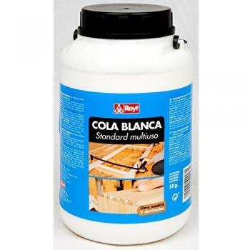Rayt 429-23 Cola Blanca Standard múltiples usos: Madera, Papel, cartón, cerámica y Todo Tipo de Materiales porosos, 5kg