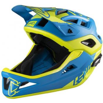 Leatt Dbx 3.0 Enduro V1 casco Mixta, Dbx 3.0 Enduro V1, Bleu/Lime