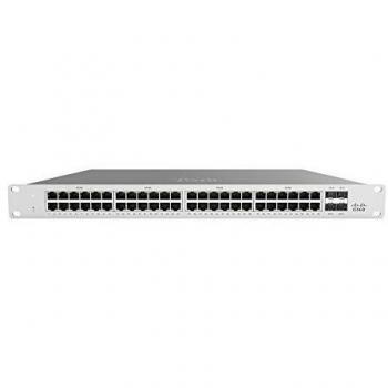 Cisco Meraki MS120-48LP 48-Port Managed L2 Gigabit PoE+ Switch with 4 SFP Ports