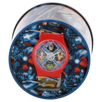 Reloj Analógico Avengers con Caja de Metal