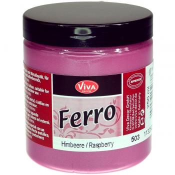 Viva Decor Ferro metal efecto textura pintura 3oz-raspberry, otros, multicolor