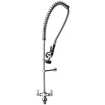 Ducha de Prelavado Monobloc Vogue 109x19,1x186 cm con Grifo Mezclador y Cabezal Giratorio