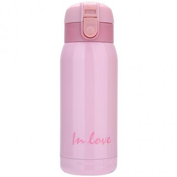 Termo de acero inoxidable TFXWERWS de 360 ml, color rosa