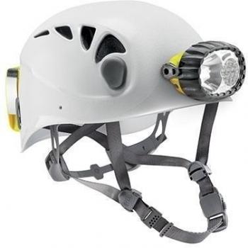 Petzl -Spelios, Casco Para Espeleologia Con Linterna De Doble Foco: Halógeno / 14 Leds Con 3 Modos De Iluminacion Constante