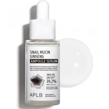 APLB Snail Mucin and Ginseng Ampoule Serum 40ml