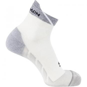 Calcetines de running Salomon Speedcross Ankle Blanco Gris