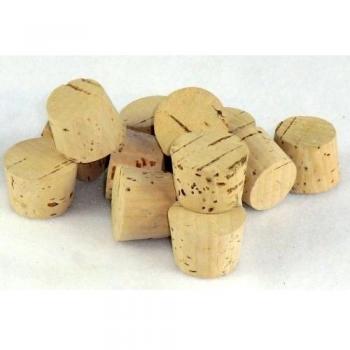 30 Natural Cónico Tapón de Corcho, tamaño Tres 23 x 32 x 29 mm; disponible en todos los tamaños