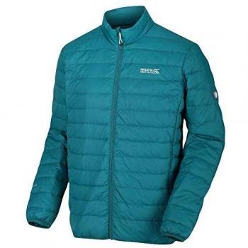 Regatta Whitehill Lightweight & Compressible Water Repellent Packaway Down Jacket Chaquetas Acolchadas, Hombre, Verde Azulado Profundo, 3XL