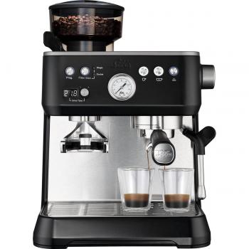 Solis Grind & Infuse Perfetta 1019 Cafetera Express Automática con Molinillo Incorporado, Molinillo de café ZERO STATIC, 16 Bar, Capacidad de 2.6 L, Color Negro