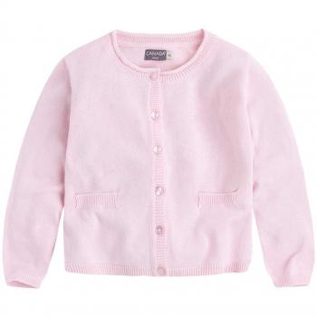 Canada House cárdigan Knit niña Rosa, Talla 8A/Y