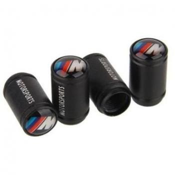 Bm M Sport Tech neumáticos rueda tapones de válvula para Motorsport negro X4