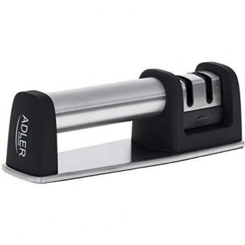 Adler AD 4489 Professional Manual Knife Sharpener with 2-Stage Carbide and Ceramic Sharpening System