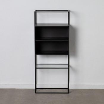 Estantería BRICK de Metal Negro 55x30x132cm