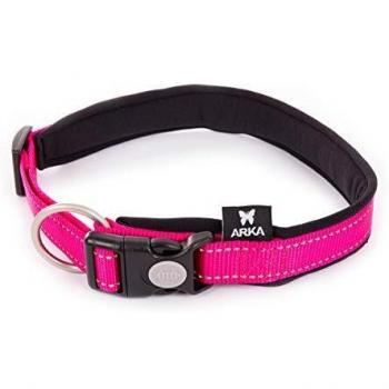 Collar de perro ajustable de nylon Arka Haok L con correa incluida