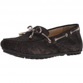 Geox D Leelyan a, Mocasines para Mujer, Negro