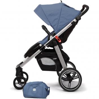 Casualplay Loop - Silla de paseo con chasis de aluminio, color lapis lazuli