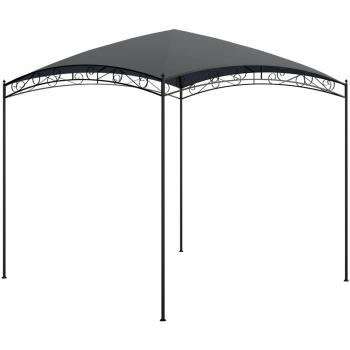 Cenador gris antracita 3x3x2,65 m 180 g/m²