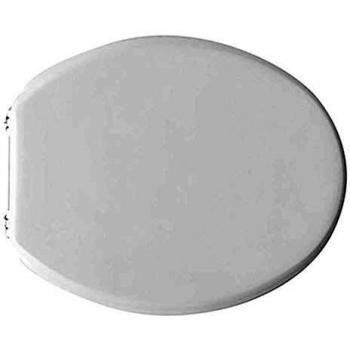 Asiento de WC Globo Vaso Prima Forma 1 Blanco con Cernieras Fijas y Sedile en Madera Colato 45,5 x 37 cm