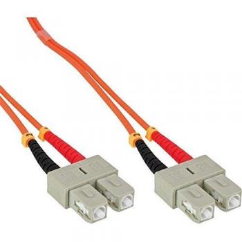Cable de Fibra Óptica Dúplex SC/SC 50/125µm OM2 0,5m
