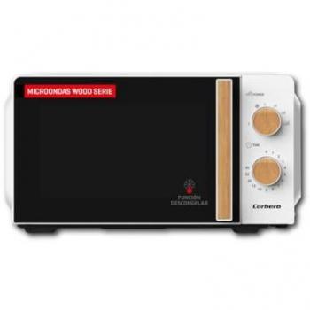 Microondas Corberó 20L 700W Blanco Compacto con Control Mecánico y Temporizador de 30 Minutos