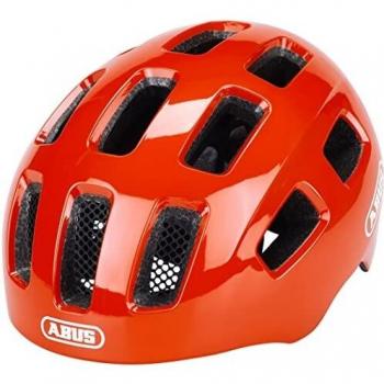 Abus Youn-I 2.0 Youth Helmet - Blaze Red, Size M (52cm - 57cm)