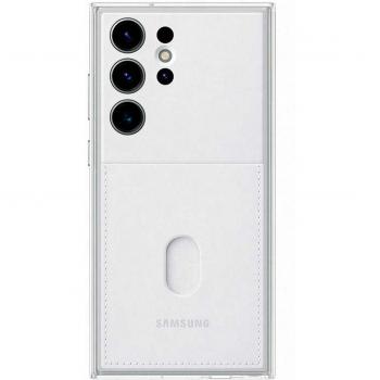 Samsung Galaxy S23 Ultra Frame Case White Card Holder Cover EF-MS918CWEGWW