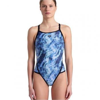 Bañador de mujer Arena Pacific One Piece azul - Talla 34