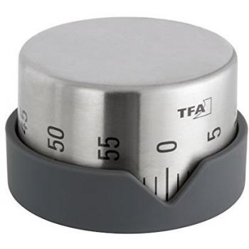 TFA 38.1027.10 Dot - Temporizador de cocina, color gris
