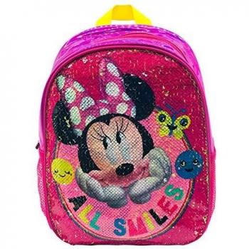 Disney Mochila con Lentejuelas Reversibles, Unisex niños, Multicolor, 24x30x9